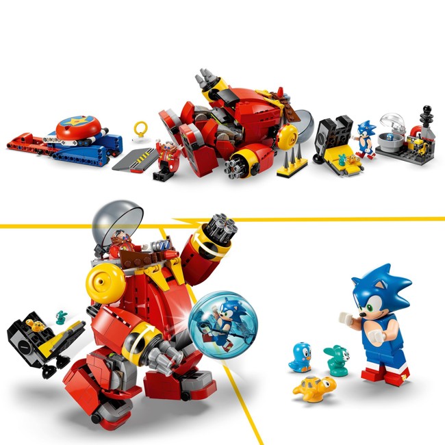 Sonic vs. Dr. Eggman's Death Egg Robot 76993, LEGO® Sonic the Hedgehog™