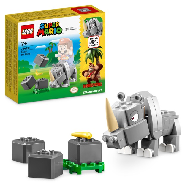 LEGO Super Mario - Neshornet Rambi – ekstrabanesett (71420)