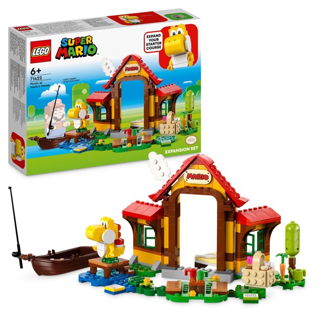 LEGO Super Mario - Piknik ved Marios hus – ekstrabanesett (71422)