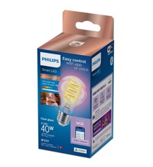 Philips - Intelligent LED Filament Bulb Clear 40 W A60 E27 RGB