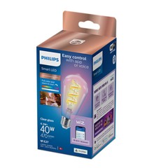 Philips - Klar 40W ST64 E27 Filament Glühbirne - Eleganz in der Beleuchtung