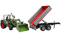 Bruder - Fendt Vario 211 with frontloader and tipping trailer (02182) thumbnail-2