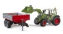 Bruder - Fendt Vario 211 with frontloader and tipping trailer (02182) thumbnail-3