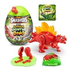 SMASHERS- JURASSIC -SERIES 1 Mini Jurassic Light-Up Dino - (74107)