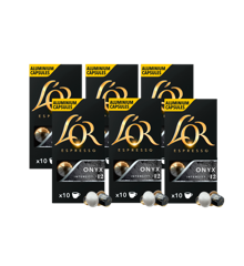 L'OR Capsules - Espresso Onyx - 6 Bags - Bundle