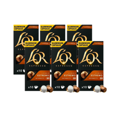 L'OR Capsules - Lungo Estremo - 6 Bags - Bundle