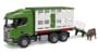 Bruder - Scania Super 560R Cattle transportation truck with 1 cattle (03548) thumbnail-1