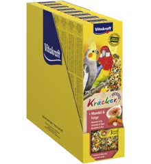 Vitakraft - Bird treats - 10 x Kräcker almond and fig, for parakeets (bundle)