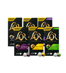 L'OR Capsules - Mix Kit - 6 Bags Coffee Capsules - Bundle