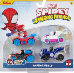 SPIDEY - AMAZING METALS CAR 4 PK (SNF0200)