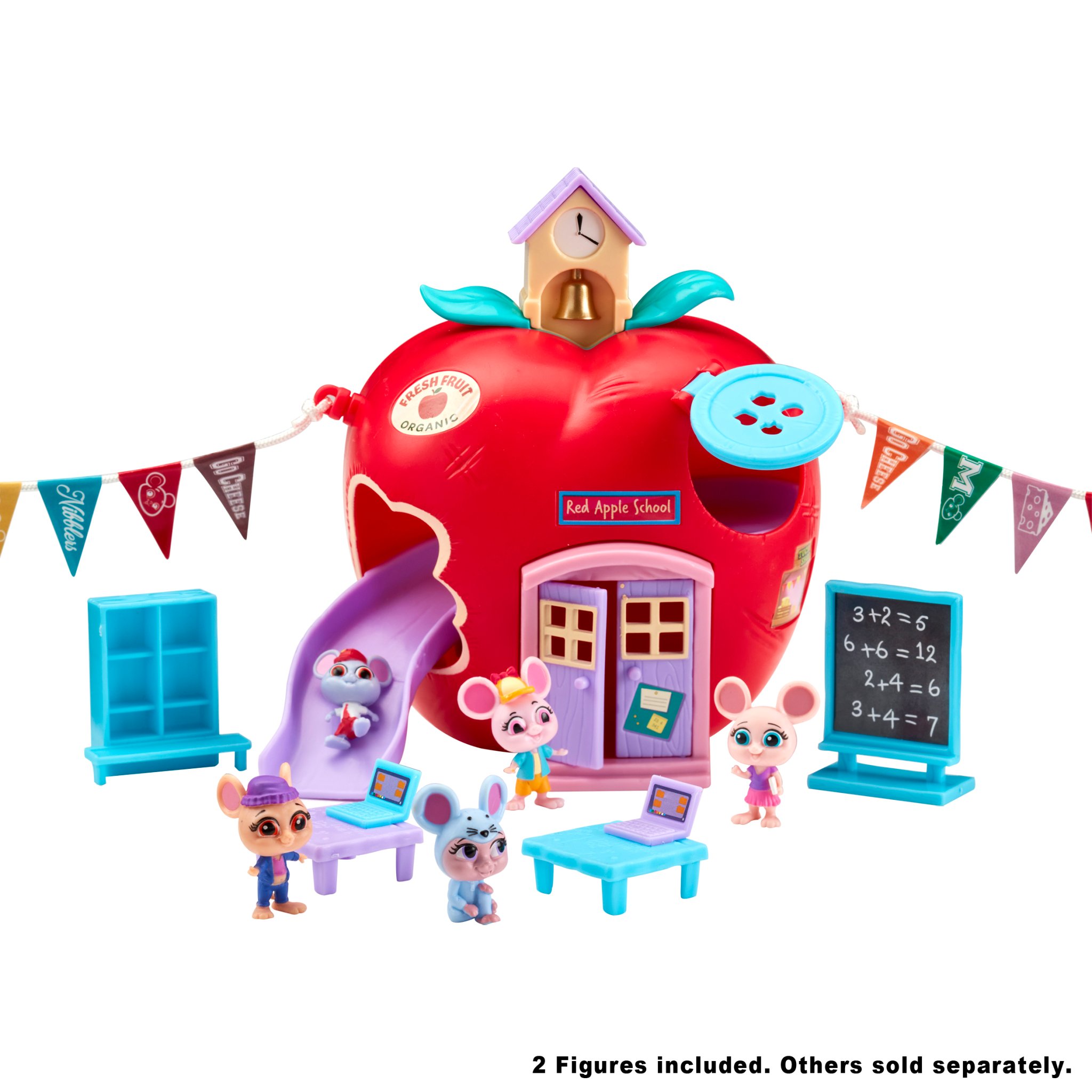 MOUSE IN THE HOUSE - THE RED APPLE SCHOOL PLAYSET (07393) - Leker