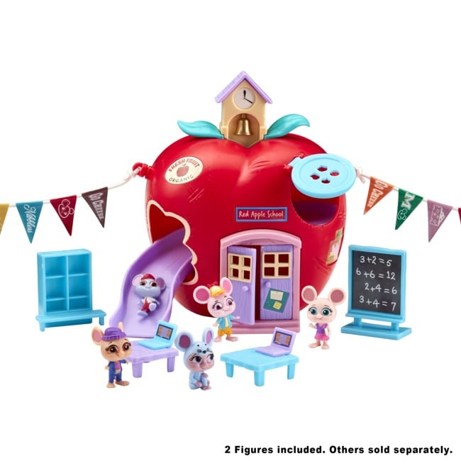 MOUSE IN THE HOUSE - THE RED APPLE SCHOOL PLAYSET (07393)