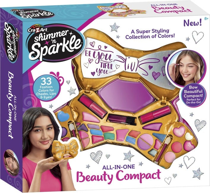 SHIMMER N SPARKLE - BOW BEAUTIFUL COMPACT (65574)