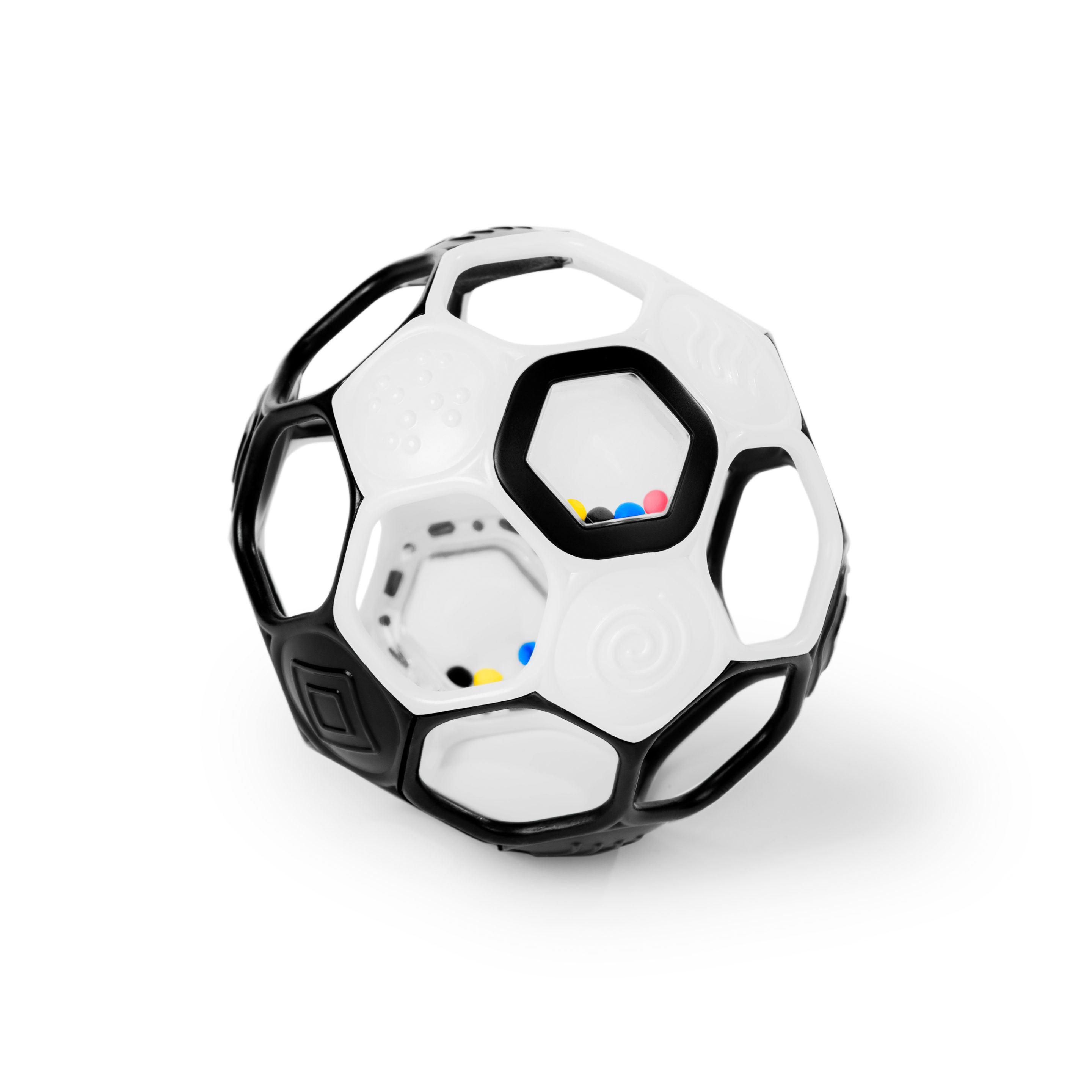 2: OBALL - Soccer Oball - fodbold (sort/hvid) - (OB-16907)