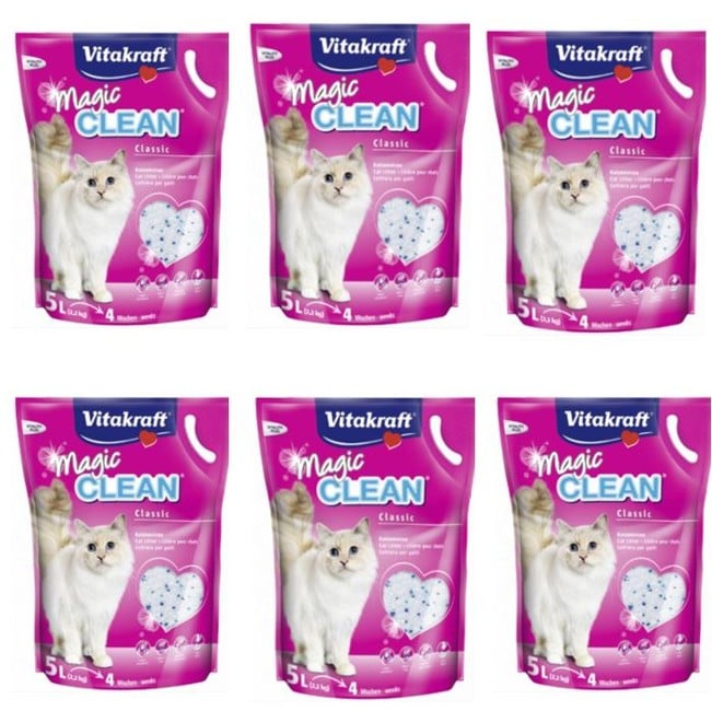 Vitakraft - 6x Cat Litter Magic Clean 5L