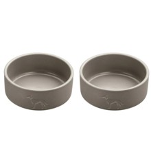 Hunter - 2 x Dog bowl ceramic Osby 550 ml, taupe