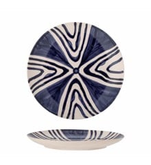 Bloomingville - Shama Plate, Blue, Stoneware (82060431)
