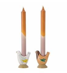 Bloomingville - Reem Candlestick, Brown, Stoneware (82058519)