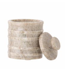 Bloomingville - Ivi Jar w/Lid, Nature, Marble (82066239)