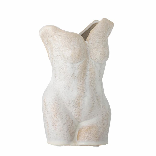 Bloomingville - Athena Vase, Nature, Stoneware (82060370)