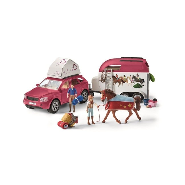 Schleich - Horse Club - Äventyr med bil och hästsläp (42535)