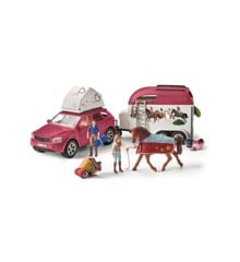 Schleich - Horse Club - Avontuur met auto en paardentrailer   (42535)