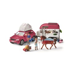 Schleich - Horse Club - Avontuur met auto en paardentrailer   (42535)