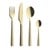 RAW - Cutlery 16 pcs giftbox - Champagne gold (14660) thumbnail-1