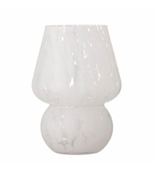 Bloomingville - Halim Vase, White, Glass (82060243)