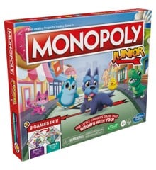Hasbro Gaming - Monopoly Junior (2 spil i 1) (DK/NO)