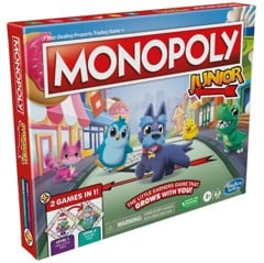 Hasbro Gaming - Monopoly Junior (2 spil i 1) (DK/NO)