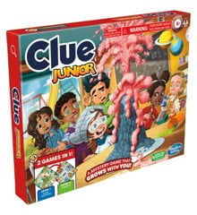 Hasbro Gaming - Clue Junior (2 spil i 1)