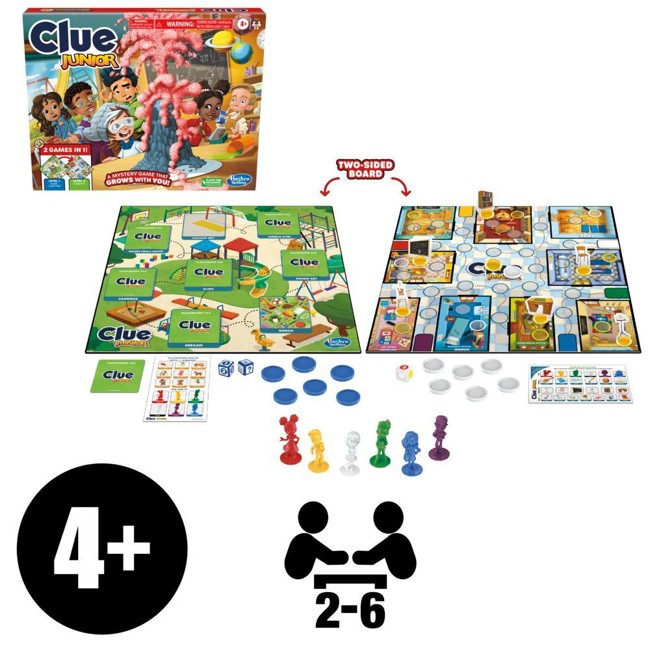 Hasbro Gaming - Clue Junior 2 in 1 Games (F6419189)
