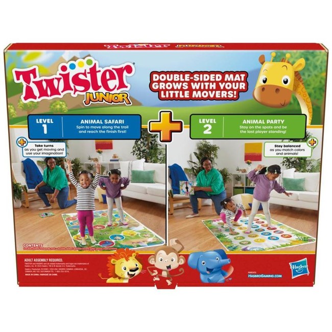 Hasbro Gaming - Twister Junior 2 games in 1 (F7478)