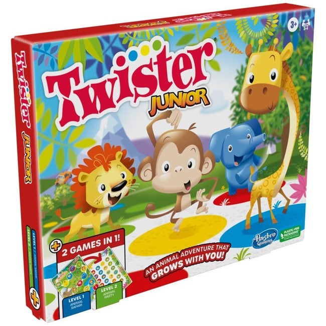 Hasbro Gaming - Twister Junior 2 games in 1 (F7478)