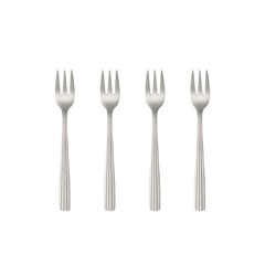 RAW - 4 pcs - Cakeforks - Matte steel (14658)