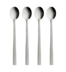 RAW - 4 pcs - Long ice spoons - Matte steel (14646)
