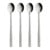 RAW - 4 pcs - Long ice spoons - Matte steel (14646) thumbnail-1