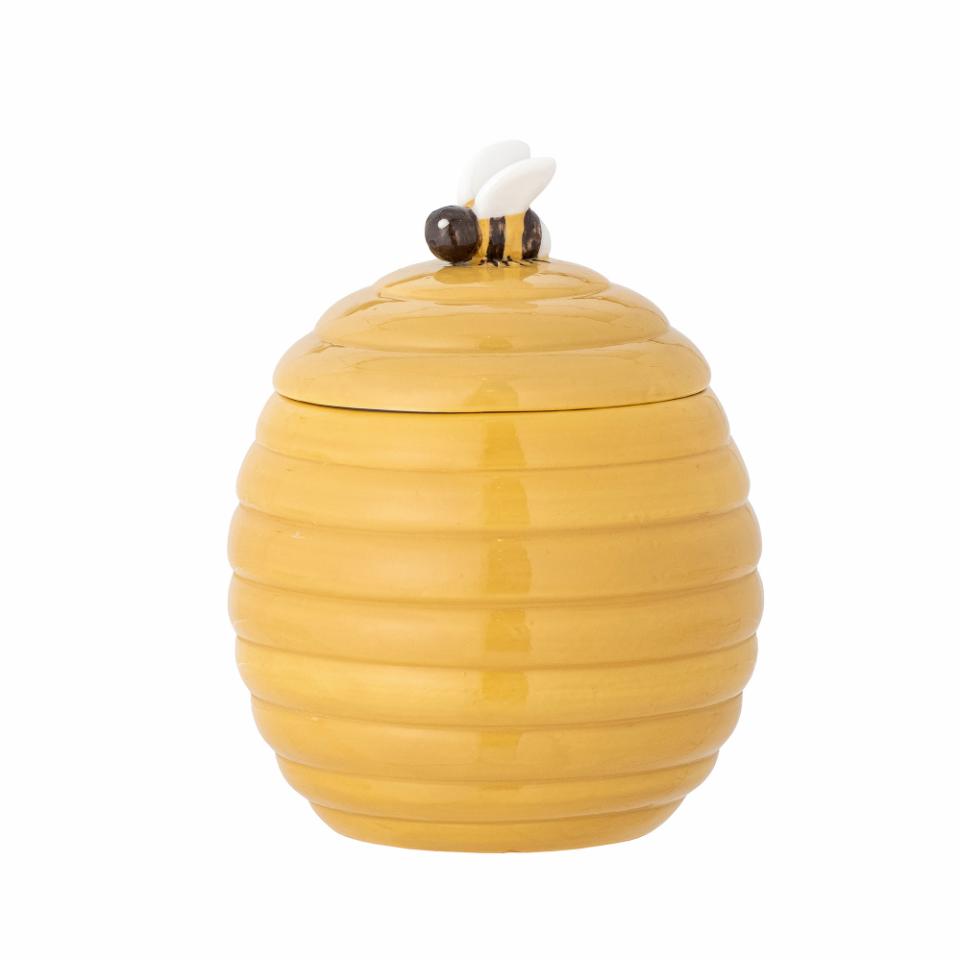 Bloomingville MINI - Alfred Jar w/Lid, Yellow, Stoneware (82058533)