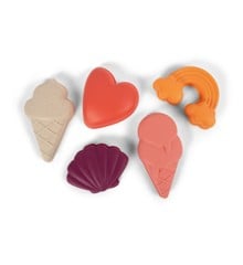 FILIBABBA - Silicone sand toys 5 pieces - Beach Fun - (FI-03089)