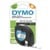 DYMO - LetraTag Tape 12mm x 4m (Sort på Hvid) thumbnail-1