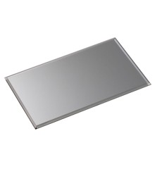 STOFF Nagel - Glass base rectangular - Smoked black