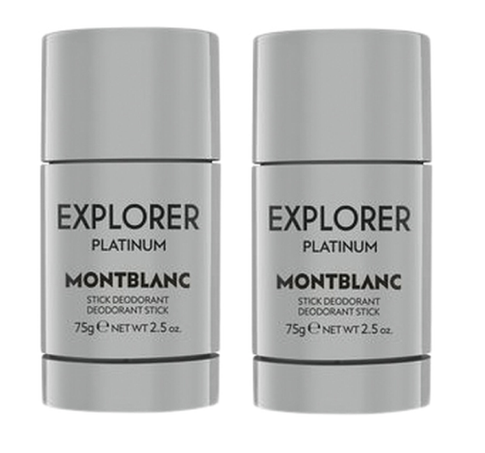 Montblanc - Explorer Platinium Deo Stick 75 ml x 2