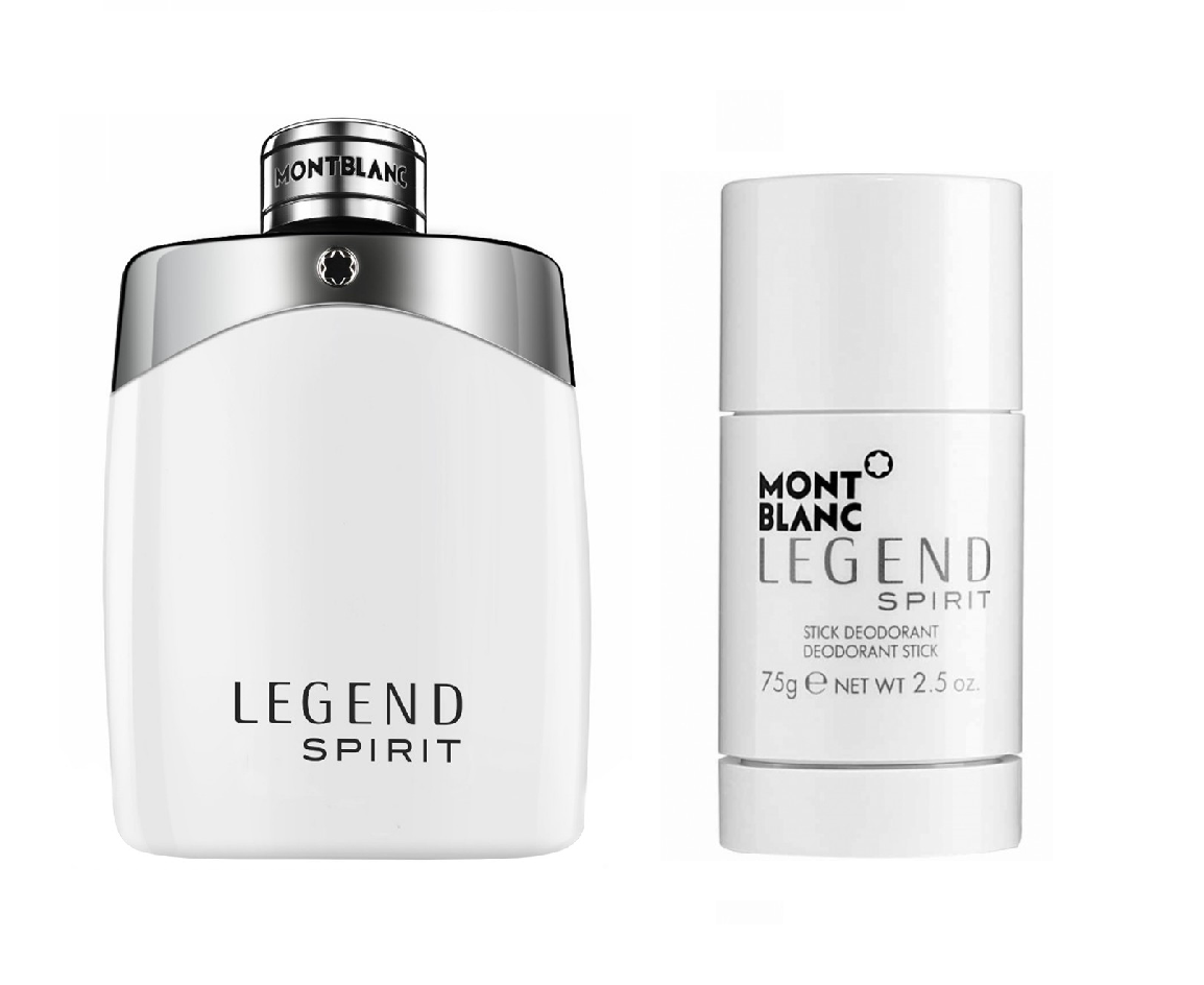 Montblanc - Legend Spirit EDT 100 ml + Montblanc - Legend Spirit Deo Stick 75 g - Skjønnhet