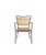 Cinas - Tuinstoelen Hard & Ellen - Aluminium/Teak - Antracit - Set met 4 stoelen. thumbnail-5
