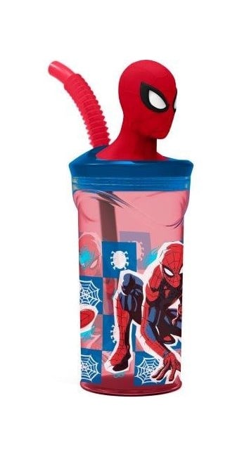 Euromic - Drikkedunk med Sugerør (360ml) - Spiderman