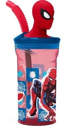 Euromic - Drikkedunk med Sugerør (360ml) - Spiderman