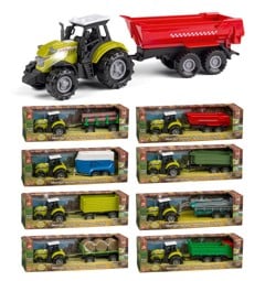 Bull - Tractor w. trailer (41846)