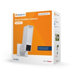 Netatmo - Presence Smart ulkokamera sireenillä, valkoinen