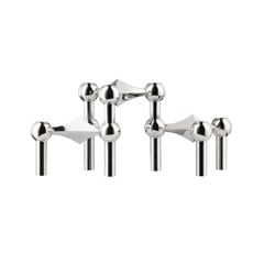 STOFF Nagel - Candle holder (set with 3 pcs) - Chrome